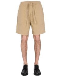 YMC - Paisley Jacquard Shorts - Lyst