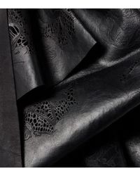 Magda Butrym - Floral Perforated Leather Scarf - Lyst