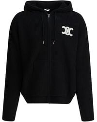 Celine - Hooded Cardigan - Lyst