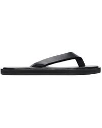 Studio Nicholson - Leather Flat Sandals - Lyst