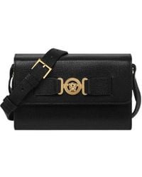 Versace - Medusa Plaque Shoulder Bag - Lyst