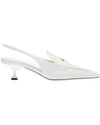 Miu Miu - Logo High Heels - Lyst