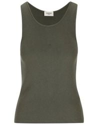 Saint Laurent - Cassandre Tank Top - Lyst