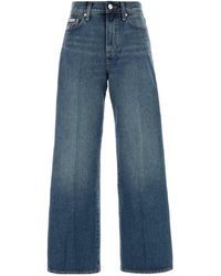 Calvin Klein - Wide-Leg High-Rise Jeans - Lyst
