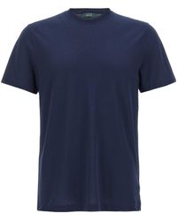 Zanone - Crew Neck T-Shirt - Lyst