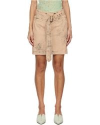 KNWLS - Issa Denim Mini Skirt - Lyst