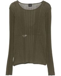 Pinko - Semi-Sheer Sleeved Blouse - Lyst