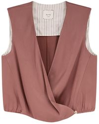 Alysi - Draped Sleeveless Top - Lyst