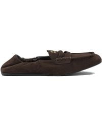 Miu Miu - Square Toe Loafers - Lyst