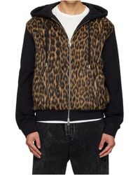 Lanvin - Zipped Faux-Fur Hoodie - Lyst
