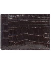 Tom Ford - Crocodile-Effect Leather Wallet - Lyst