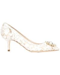 Dolce & Gabbana - Bellucci Taormina Lace Pumps - Lyst