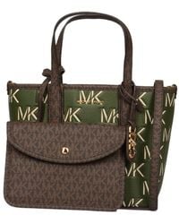 Michael Kors - Michael Eliza Extra-Small Logo Embossed Tote Bag - Lyst