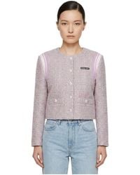 Marissa Chiara - Crew Neck Casual Jacket - Lyst