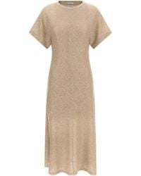 Brunello Cucinelli - Sequined Midi Dress - Lyst
