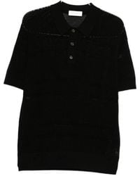 Dries Van Noten - Mesh Polo Shirt - Lyst