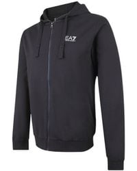 EA7 - Long-Sleeved Hooded Casual Jacket - Lyst