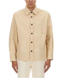 A.P.C. - Buttoned Long-Sleeved Shirt - Lyst