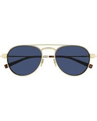 Saint Laurent - Eyewear Aviator Frame Sunglasses - Lyst