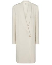Calvin Klein - Evelyn Double-Breasted Wool Coat - Lyst