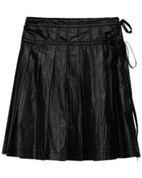 Low Classic - Pleated Zipper Skirt - Lyst
