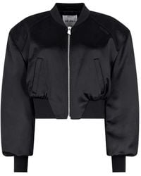The Attico - The Cropped Bomber Jacket - Lyst
