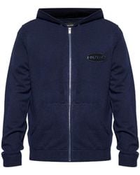 Zadig & Voltaire - Logo-Patch Zip-Up Hoodie - Lyst