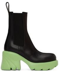 Bottega Veneta - Logo Chelsea Boots - Lyst