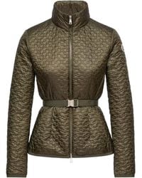 Moncler - Geranium Floral-Quilted Short Down Jacket - Lyst