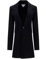 Bottega Veneta - Curved Sleeved Single-Breasted Jacket - Lyst