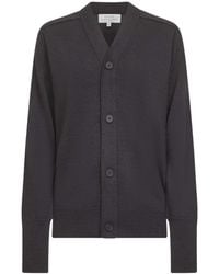 Studio Nicholson - V-Neck Knitted Cardigan - Lyst