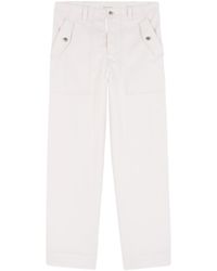 Maison Kitsuné - Maison Kitsuné Logo Patch Straight-Leg Jeans - Lyst