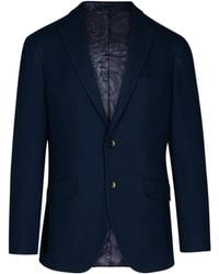 Etro - Patterned Single-Breasted Blazer - Lyst