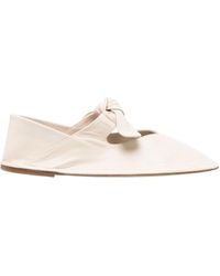 Hereu - Llasada Square-Toe Ballerina Shoes - Lyst