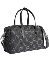 Gucci - Small Boston Bag With Plaque - Lyst