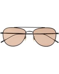 Oliver Peoples - Aviator-Style Metal Sunglasses - Lyst