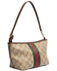 Gucci - Web Detailed Small Pouch Bag - Lyst