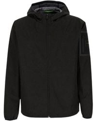BOSS - Long-Sleeved Hooded Casual Jacket - Lyst