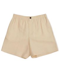 Valentino - Elastic-Waistband Side-Stripe Shorts - Lyst