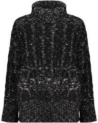 Herno - Cable-Knit Turtleneck Sweater - Lyst