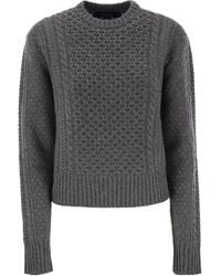 Fabiana Filippi - Cable-Knit Embellished Jumper - Lyst