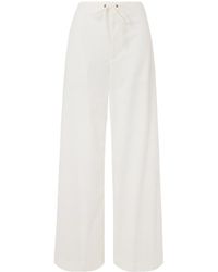 Nili Lotan - Kai Wide-Leg Casual Pants - Lyst