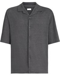 Brunello Cucinelli - Camp Collar Short Sleeve Shirt - Lyst