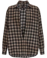 DSquared² - Long-Sleeved Checked Shirt - Lyst