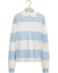 Dior - Iviera Marinière Long-Sleeved Polo Shirt - Lyst