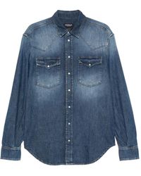 Dondup - Long-Sleeve Denim Shirt - Lyst