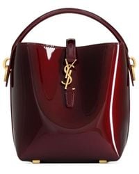 Saint Laurent - Le 37 Logo Plaque Mini Shoulder Bag - Lyst