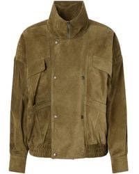 Saint Laurent - Double-Breasted Long-Sleeved Jacket - Lyst