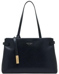 Emporio Armani - Nora M Leather Tote Bag - Lyst