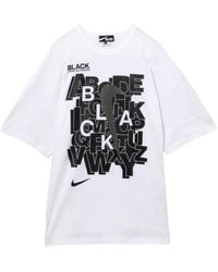 Comme des Garçons - X Nike Logo-Print T-Shirt - Lyst